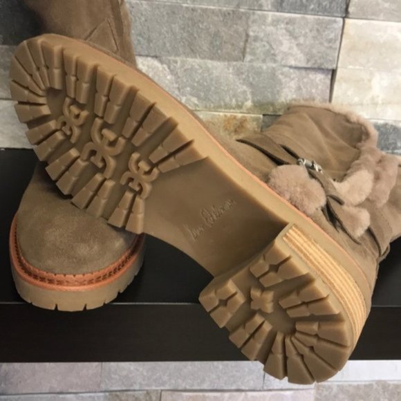 Sam Edelman Jailyn Faux Fur-Lined Suede Boots - Picture 7 of 11